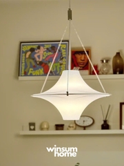 Đèn thả trần LOKKI chao acrylic phong cách trung cổ, trang trí nhà, cửa hàng DPB07