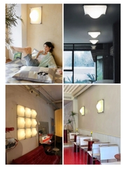 Đèn tường, đèn trần acrylic hình giọt nước, đèn nghệ thuật Bolla trang trí nhà cửa, studio,..- DTB04