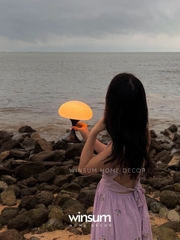 Đèn bàn sạc điện Jelly Fish công tắc cảm ứng thay đổi ánh sáng, đèn trang trí nhà cửa - DBB05