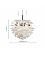 Đèn thả Pinecone PH Đan Mạch phong cách Bắc Âu sang trọng