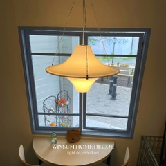 Đèn thả trần LOKKI chao acrylic phong cách trung cổ, trang trí nhà, cửa hàng - DPB07