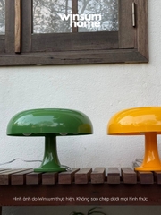 Đèn bàn Nesso màu xanh lá, đèn để bàn dáng nấm trang trí nhà - winsum home