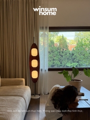 Đèn sàn Surfboard trang trí nhà kiểu cổ điển, điều chỉnh ánh sáng bằng remote - DSA01