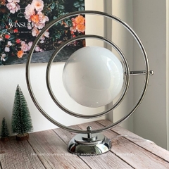 Đèn ngủ hình sao thổ Saturn lamp , chao đèn thủy tinh, điều chỉnh ánh sáng