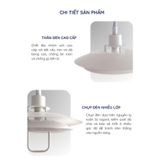 Đèn thả trang trí bàn ăn Primus, dây đèn lò xo - DPB08