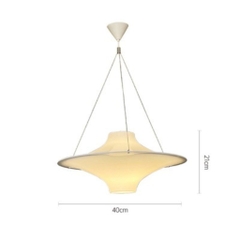 Đèn thả trần LOKKI chao acrylic phong cách trung cổ, trang trí nhà, cửa hàng - DPB07