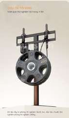 Kệ đứng treo TV Brateck đế kim loại chống nghiêng, tương thích TV 32-85 inch - Winsum Home Decor