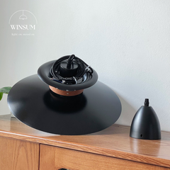 Đèn thả trần PH5 màu đen trang trí nhà hàng, bàn ăn, phòng khách bóng đèn Led 12W - 3 chế độ sáng