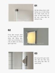 Đèn tường, đèn trần acrylic hình giọt nước, đèn nghệ thuật Bolla trang trí nhà cửa, studio,..- DTB04