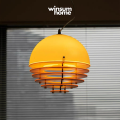 Đèn thả trần sunset hiệu ứng mặt trời lặn trang trí nhà cửa