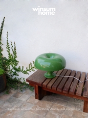 Đèn bàn Nesso màu xanh lá, đèn để bàn dáng nấm trang trí nhà - winsum home