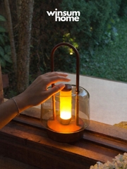 Đèn bàn thủy tinh không dây