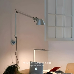 Đèn gắn tường đọc sách Tolomeo điều chỉnh xoay các hướng, phong cách Industrial - DTB02