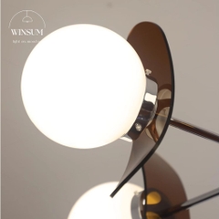 Đèm chùm phòng khách acrylic style Bắc Âu, đèn thả bàn ăn sang trọng - DCB02