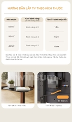 Kệ đứng treo TV Brateck đế kim loại chống nghiêng, tương thích TV 32-85 inch - Winsum Home Decor