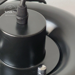 Đèn thả trần PH5 màu đen trang trí nhà hàng, bàn ăn, phòng khách bóng đèn Led 12W - 3 chế độ sáng