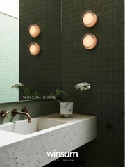 Đèn ốp tường tròn acrylic, đèn hành lang  winsum home -  DTA03