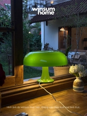 Đèn bàn Nesso màu xanh lá, đèn để bàn dáng nấm trang trí nhà - winsum home
