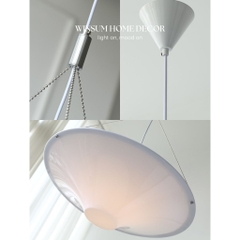 Đèn thả trần LOKKI chao acrylic phong cách trung cổ, trang trí nhà, cửa hàng - DPB07