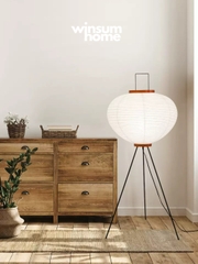 Đèn sàn Akari giấy kiểu Nhật