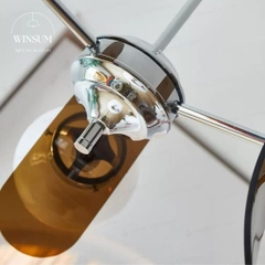 Đèm chùm phòng khách acrylic style Bắc Âu, đèn thả bàn ăn sang trọng - DCB02