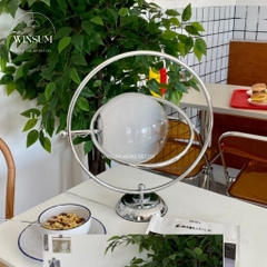 Đèn ngủ hình sao thổ Saturn lamp , chao đèn thủy tinh, điều chỉnh ánh sáng
