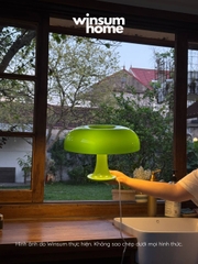 Đèn bàn Nesso màu xanh lá, đèn để bàn dáng nấm trang trí nhà - winsum home