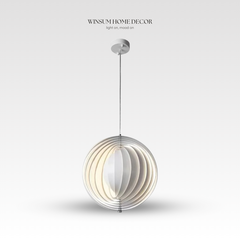 Đèn thả trần Verpan moon, có thể chỉnh dáng 360 độ