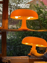 Đèn bàn Nesso màu vàng dáng nấm, đèn bàn trang trí ánh sáng ấm - winsum home