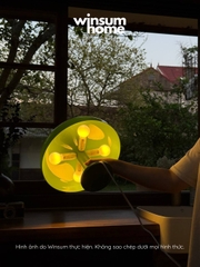Đèn bàn Nesso màu xanh lá, đèn để bàn dáng nấm trang trí nhà - winsum home
