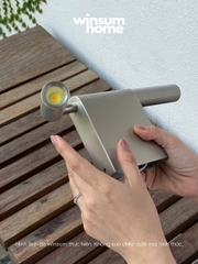 Đèn gắn tường 2 đầu, đèn ngủ đầu giường có chỉnh xoay các hướng sáng - Winsum Home