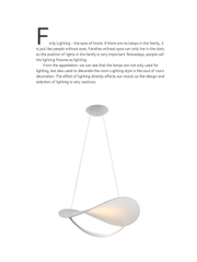 Đèn thả Plena phong cách Ý dáng cong mặt trăng trang trí phòng khách, bàn ăn