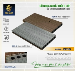 Gỗ nhựa ngoài trời 2 lớp