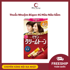 Thuốc Nhuộm Bigen 4G Màu Nâu Sẫm