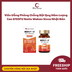 Viên Uống Phòng Chống Đột Quỵ Hàm Lượng Cao 8700FU Natto Wakan Sinca Nhật Bản