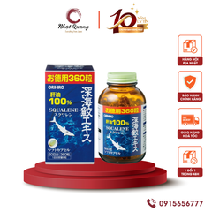 Dầu gan cá mập Orihiro Squalene 360 viên