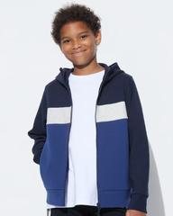 Áo khoác parka Uniqlo 464997 màu 69 navy dành cho Kid, nội địa Nhật