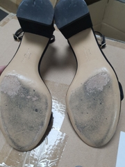 Sandal Salvatore Ferragamo màu đen size 6 1/2 C (95%)