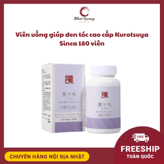 Viên Uống Mọc Tóc - Đen Tóc Cao Cấp Kurotsuya Wakan Sinca Nhật Bản