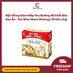 Bột Uống Giảm Hấp Thụ Đường Và Chất Béo Sau Ăn - The Wise Man's Dining ( 30 Gói x 6g)