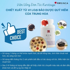 Viên Uống Mọc Tóc - Đen Tóc Cao Cấp Kurotsuya Wakan Sinca Nhật Bản