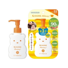 Kem chống nắng dành cho kid Kissme Mommy dạng gel SPF33 PA+++ 100g