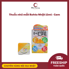 Thuốc nhỏ mắt Rohto Nhật 12ml màu cam