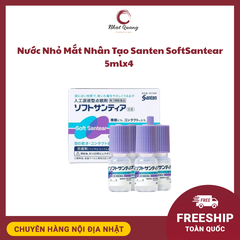 Nước Nhỏ Mắt Nhân Tạo Santen Soft Santear 5mlx4