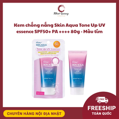 Kem chống nắng Skin Aqua Tone Up UV essence SPF50+ PA ++++ 80g