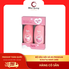 Bộ Dầu Gội Xả HS Premium Scalp & Hair Care 370ml - Xanh Dương