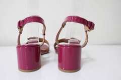 Sandal Salvatore Ferragamo, made in Italy, màu tím, size 22cm (đấu giá Nhật)