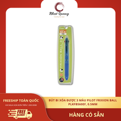 Bút bi xóa được 3 màu Pilot FriXion Ball PLKFBS60EF, 0.5mm
