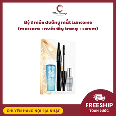 Bộ 3 món dưỡng mắt Lancôme ( Mascara 6,2 ml + Nước tẩy trang mắt Bi-Facil 30 ml + Serum 5 ml )