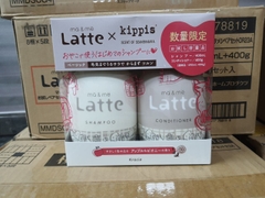Bộ Dầu Gội Xả Kracie Latte (400ml x 2), nội địa Nhật